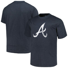MLB Atlanta Braves Profile Big & Tall Weathered Logo T-Shirt