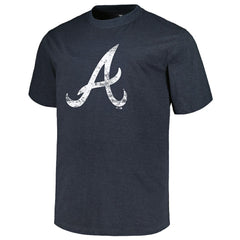 MLB Atlanta Braves Profile Big & Tall Weathered Logo T-Shirt
