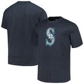 MLB Seattle Mariners Profile Big & Tall Weathered Logo T-Shirt