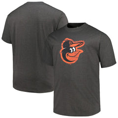 MLB Baltimore Orioles Profile Big & Tall Weathered Logo T-Shirt