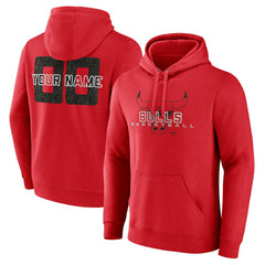 NBA Chicago Bulls Stellar Personalized Name & Number Pullover Hoodie