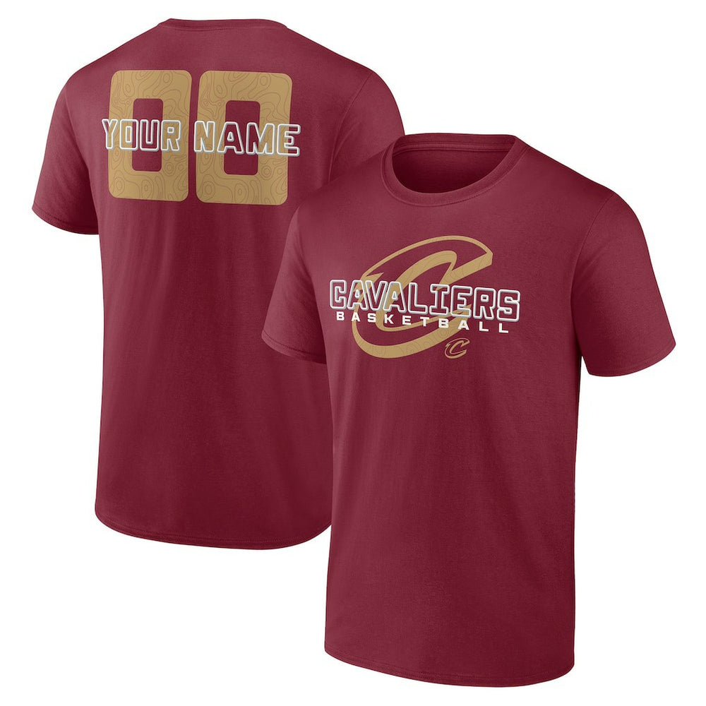 NBA Cleveland Cavaliers Stellar Personalized Name & Number T-Shirt sale