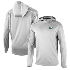 NHL Gray Dallas Stars Columbia Omni-Wick Shotgun Long Sleeve Hoodie T-Shirt