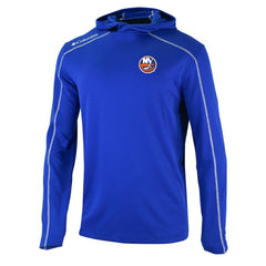 NHL Blue New York Islanders Columbia Omni-Wick Shotgun Long Sleeve Hoodie T-Shirt