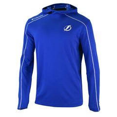 NHL Blue Tampa Bay Lightning Columbia Omni-Wick Shotgun Long Sleeve Hoodie T-Shirt