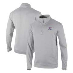 NHL Gray Colorado Avalanche Columbia Omni-Wick Wickhams Hills Half-Zip Pullover Top