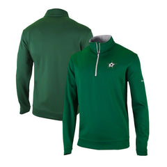 NHL Green Dallas Stars Columbia Omni-Wick Wickhams Hills Half-Zip Pullover Top