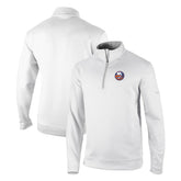 NHL White New York Islanders Columbia Omni-Wick Wickhams Hills Half-Zip Pullover Top