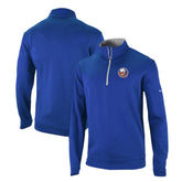 NHL Royal New York Islanders Columbia Omni-Wick Wickhams Hills Half-Zip Pullover Top
