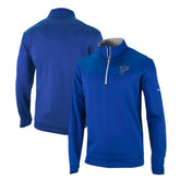 NHL Blue St. Louis Blues Columbia Omni-Wick Wickhams Hills Half-Zip Pullover Top