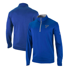 NHL Blue St. Louis Blues Columbia Omni-Wick Wickhams Hills Half-Zip Pullover Top