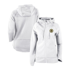 NHL White Boston Bruins Columbia Women's Omni-Wick Pack It Up Full-Zip Jacket