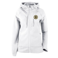 NHL White Boston Bruins Columbia Women's Omni-Wick Pack It Up Full-Zip Jacket