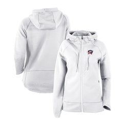 NHL White Columbus Blue Jackets Columbia Women's Omni-Wick Pack It Up Full-Zip Jacket