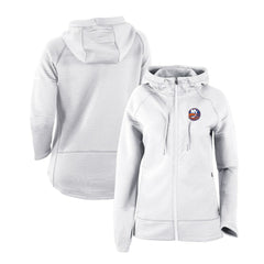 NHL White New York Islanders Columbia Women's Omni-Wick Pack It Up Full-Zip Jacket