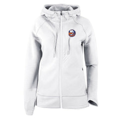 NHL White New York Islanders Columbia Women's Omni-Wick Pack It Up Full-Zip Jacket