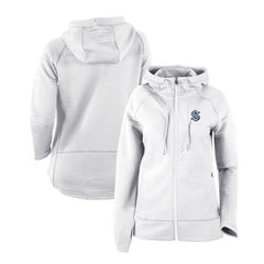 NHL White Seattle Kraken Columbia Women's Omni-Wick Pack It Up Full-Zip Jacket