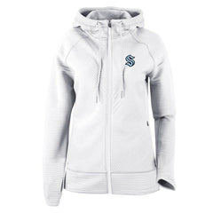 NHL White Seattle Kraken Columbia Women's Omni-Wick Pack It Up Full-Zip Jacket