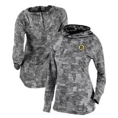 NHL Black Boston Bruins Columbia Women's Omni-Wick Sunday Ball Pullover Hoodie