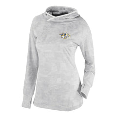 NHL White Nashville Predators Columbia Women's Omni-Wick Sunday Ball Pullover Hoodie