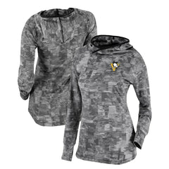 NHL Black Pittsburgh Penguins Columbia Women's Omni-Wick Sunday Ball Pullover Hoodie