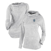 NHL White Seattle Kraken Columbia Women's Omni-Wick Sunday Ball Pullover Hoodie