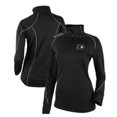 NHL Black Philadelphia Flyers Columbia Women's Omni-Wick Shotgun 2.0 Quarter-Zip Pullover Top