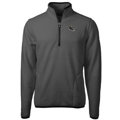 Cutter & Buck Helmet Cascade Eco Sherpa Fleece Quarter-Zip Pullover Jacket - Baltimore Ravens