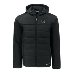 Cutter & Buck Helmet Evoke Hybrid Eco Softshell Recycled Full-Zip Hoodie Jacket - Minnesota Vikings