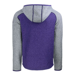 Cutter & Buck Helmet Mainsail Sweater-Knit Full-Zip Hoodie - Baltimore Ravens