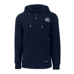 Cutter & Buck Helmet Roam Eco Half-Zip Recycled Pullover Hoodie - Buffalo Bills