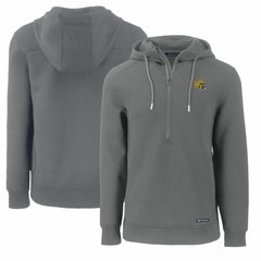 Cutter & Buck Helmet Roam Eco Half-Zip Recycled Pullover Hoodie - Green Bay Packers