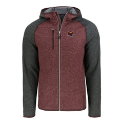 Cutter & Buck Helmet Mainsail Sweater-Knit Full-Zip Hoodie - Washington Commanders
