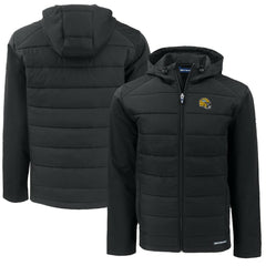 Cutter & Buck Helmet Big & Tall Evoke Hybrid Eco Softshell Recycled Full-Zip Jacket - Green Bay Packers