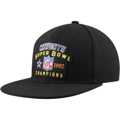1992 NFL Super Bowl Champions Snapback Hat - Dallas Cowboys
