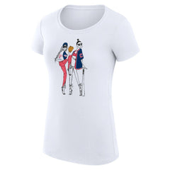 MLB Cleveland Guardians G-III 4Her by Carl Banks Women's Super-Slim Fit Lightweight Baseball Girls T-Shirt