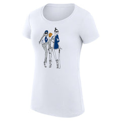MLB Los Angeles Dodgers G-III 4Her by Carl Banks Women's Super-Slim Fit Lightweight Baseball Girls T-Shirt