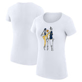 MLB Milwaukee Brewers G-III 4Her by Carl Banks Women's Super-Slim Fit Lightweight Baseball Girls T-Shirt