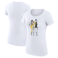 MLB Pittsburgh Pirates G-III 4Her by Carl Banks Women's Super-Slim Fit Lightweight Baseball Girls T-Shirt