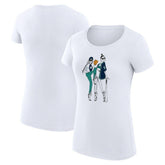 MLB Seattle Mariners G-III 4Her by Carl Banks Women's Super-Slim Fit Lightweight Baseball Girls T-Shirt