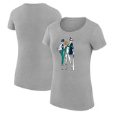 MLB Seattle Mariners G-III 4Her by Carl Banks Women's Super-Slim Fit Lightweight Baseball Girls T-Shirt