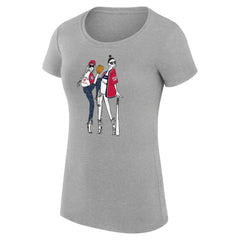 MLB Washington Nationals G-III 4Her by Carl Banks Women's Super-Slim Fit Lightweight Baseball Girls T-Shirt
