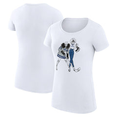 NHL White Tampa Bay Lightning G-III 4Her by Carl Banks Women's Super-Slim Fit Lightweight Hockey Girls T-Shirt