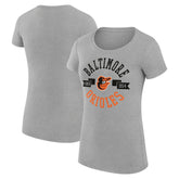 MLB Baltimore Orioles G-III 4Her by Carl Banks Women's Super-Slim Fit Lightweight City Graphic T-Shirt