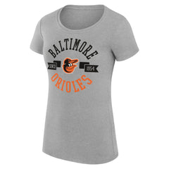 MLB Baltimore Orioles G-III 4Her by Carl Banks Women's Super-Slim Fit Lightweight City Graphic T-Shirt