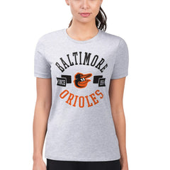 MLB Baltimore Orioles G-III 4Her by Carl Banks Women's Super-Slim Fit Lightweight City Graphic T-Shirt
