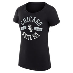 MLB Chicago White Sox G-III 4Her by Carl Banks Women's Super-Slim Fit Lightweight City Graphic T-Shirt
