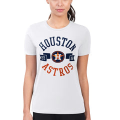 MLB Houston Astros G-III 4Her by Carl Banks Women's Super-Slim Fit Lightweight City Graphic T-Shirt