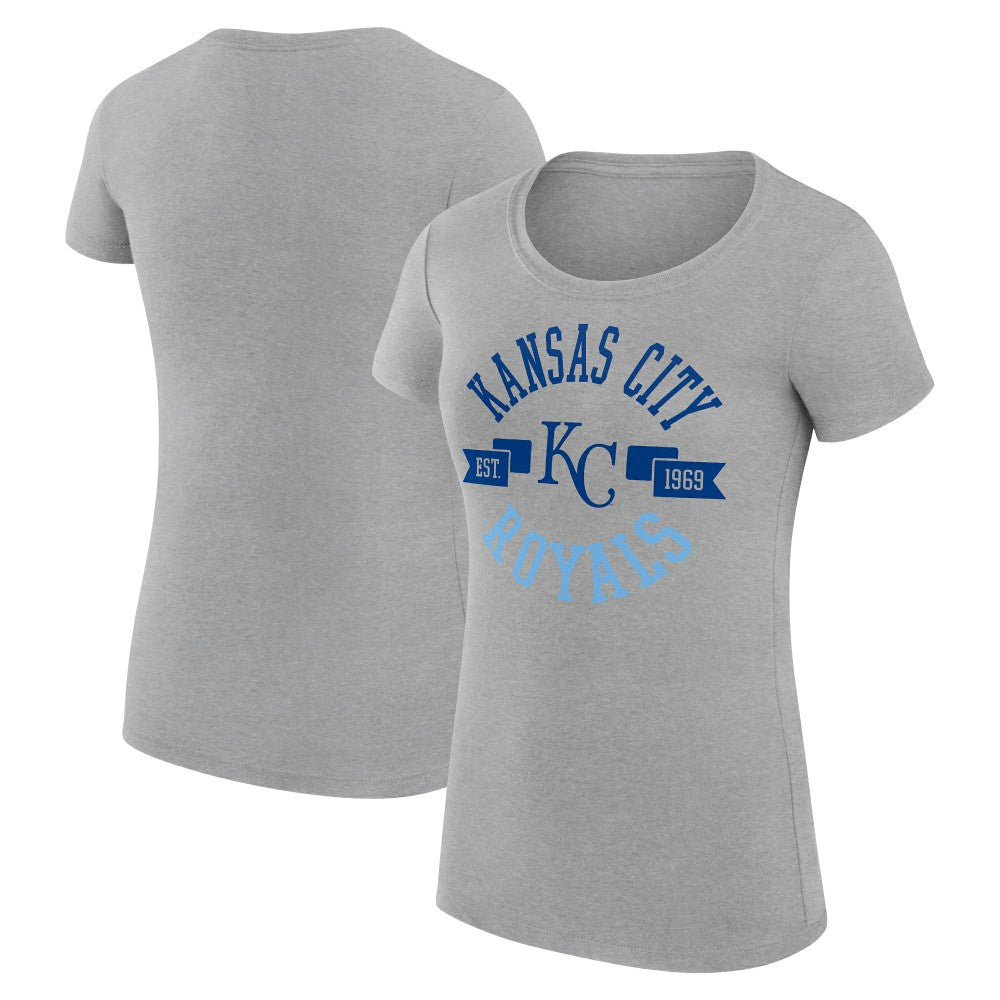 MLB Kansas City Royals G-III 4Her by Carl Banks Women's Super-Slim Fit Lightweight City Graphic T-Shirt