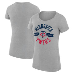 MLB Minnesota Twins G-III 4Her by Carl Banks Women's Super-Slim Fit Lightweight City Graphic T-Shirt